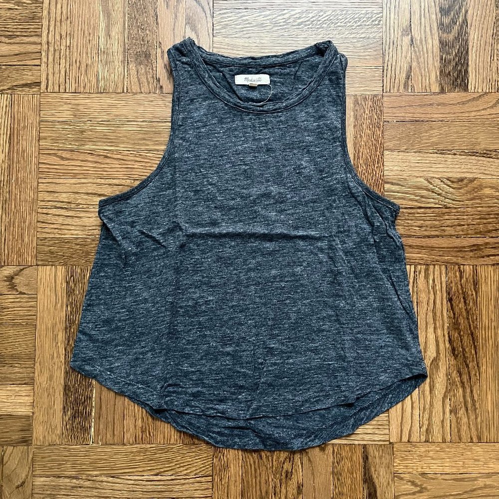 Madewell Linen Muscle Tank